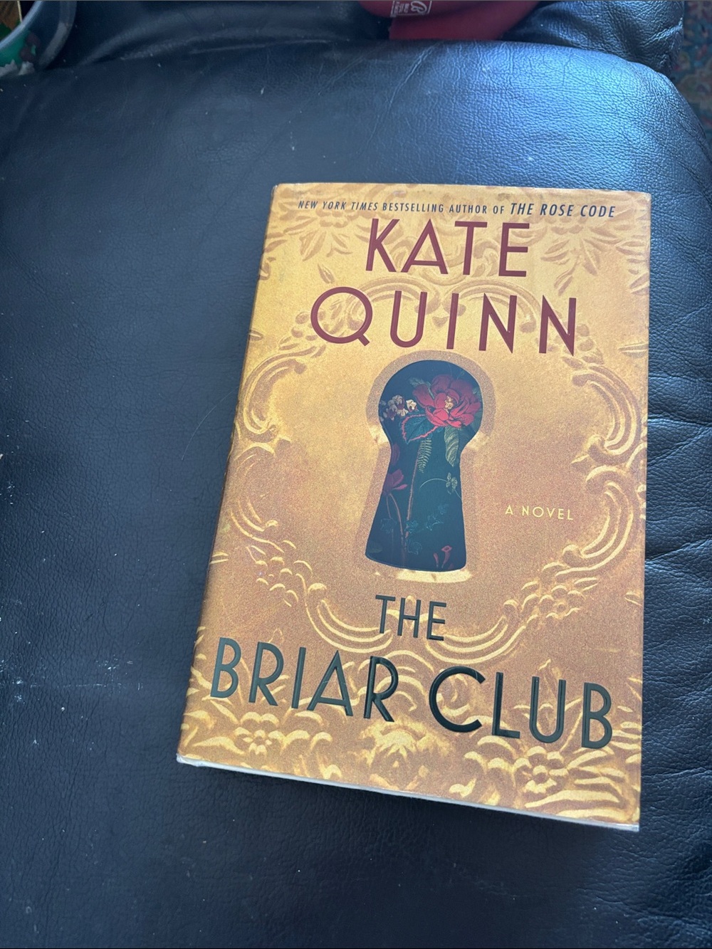 kate quinn Gold-Toned Hardcover — The Briar Club